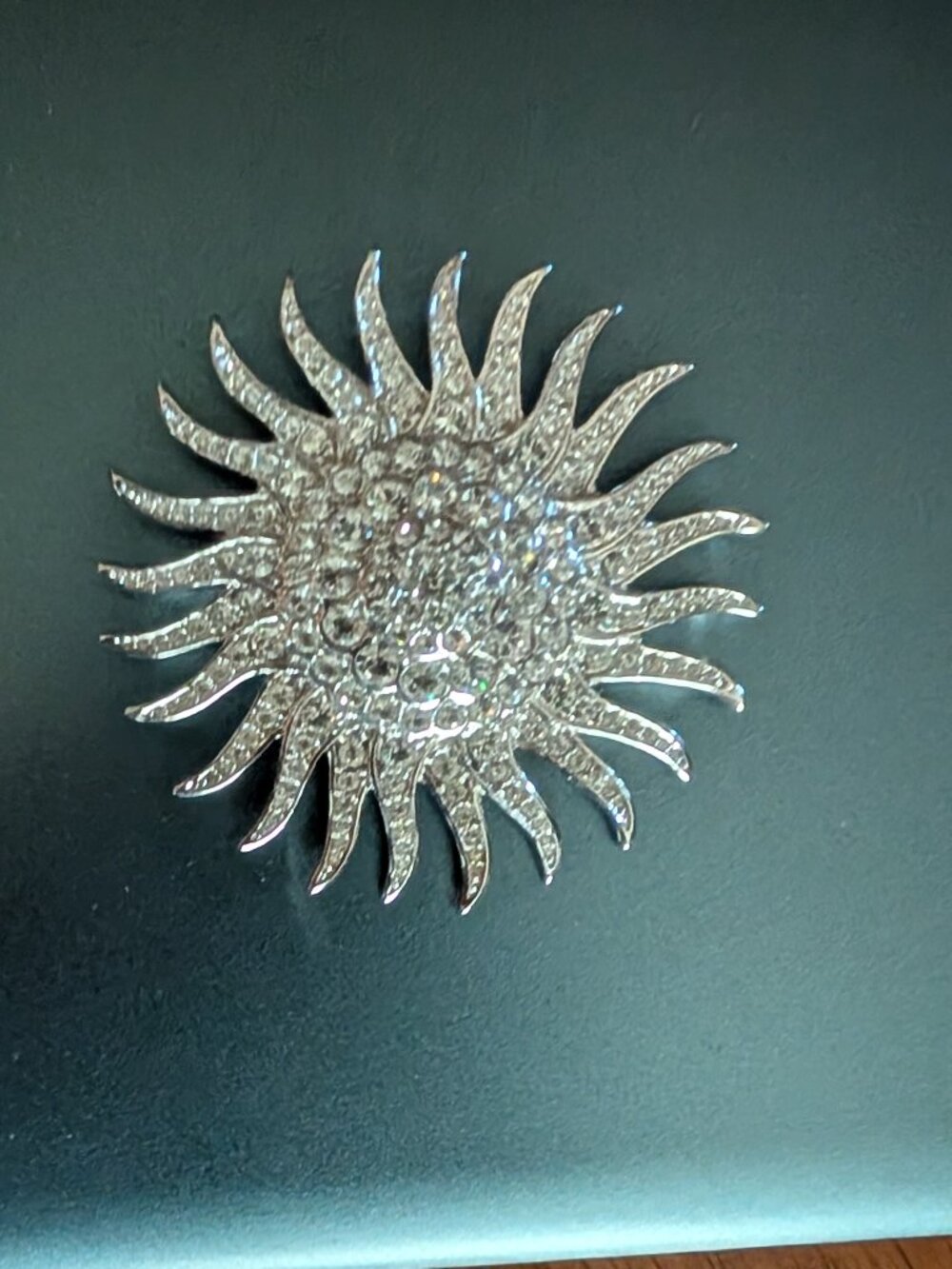 JBK sunburst brooch